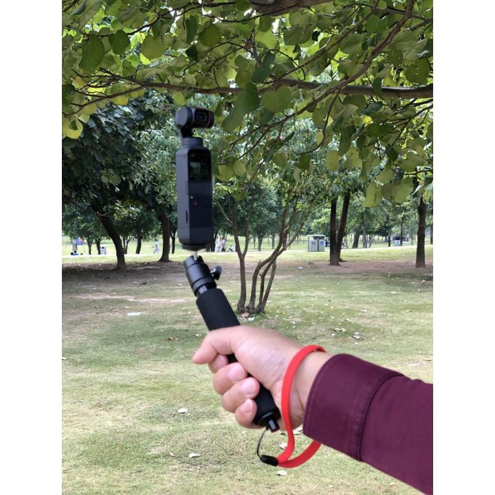 Selfie Stick Extension Pole Stick Tripod For DJI Pocket 2 Folding Stabilizer Rod Monopod Gimbal Holder Clip 1/4Inch Screw Mount