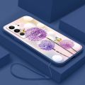 [Free Strap] VIVO V29 5G V29e V29Pro Stylish Dandelion Flower Phone Cover Liquid Silicon Case Shockproof Casing. 