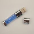 USB Flash Drive Crystal LED Blue Lights Memory Card Flash Drive 32GB Pen Drive Pendrive 64GB U Disk 4G 8G 16G Cle Usb For Gift. 