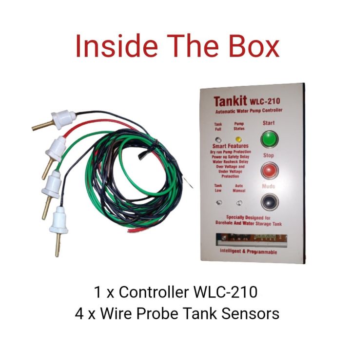 Automatic Water Pump Controller,If No Water Pump Will Stop To Run.