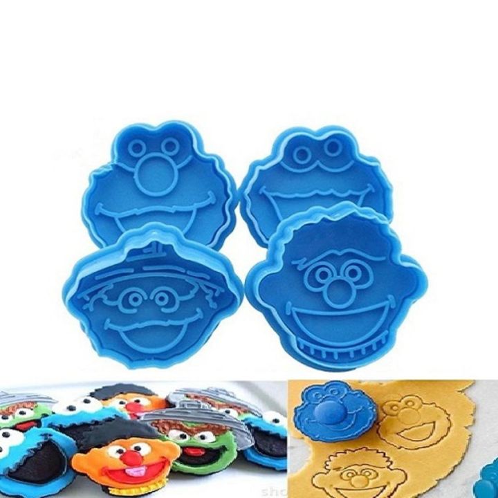 Clown Fondant and Cookie Plunger Cutter 4Pcs Set