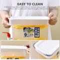 M.sale 3500ml Refrigerator Cold Water Kettle Water Container box 3500ml Refrigerator Cold Water Kettle Water Container With Faucet For Fridge Household Lemonade Bottle Drinkware Cold Water Bottle Container. 