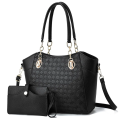 2024 New PU Leather Large Capacity Tote Bag Women's Chain One Shoulder Bag Fashion Women's Handbag with Wallet Bolsa Feminina. 