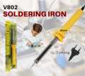Soldering iron 30Watt | Lorn Plated Tip & Stainless Steel | High Quality Soldering Iron v802. 