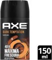 Axe Dark Temptation Deodorant Body Spray for Men Pack of 6 – 150ml Each  Sweet and Bold Chocolate Fragrance with 48-Hour Non-Stop Freshness |Long-Lasting Daily Deodorant for All-Day Confidence. 