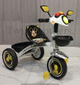 klashi Baby Tricycle With Front Rainbow Lights, Music , Back & Front Basket Also Light install In 3 Tires & In Handle. 