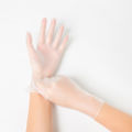 Disposable Waterproof PVC Gloves Medium. 