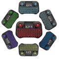 SpeedX I10 Mini Wireless+Bluetooth Keyboard for Smart TV, Phones Devices Backlit Light 2.4ghz Keyboard With Touchpad. 