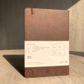 Dot Grid Journal, Bullet journal Notebook, Diary. 120 g/sm Ultra Thick Paper, 5mm Dot Grid, Premium Vegan Leather Hard Cover, 160 pages, Ivory color Pages, Round Corner. 