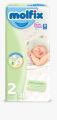 Molfix Diaper Size 2 Mini, (3-6Kg, 38 Pieces - Twin Pack). 