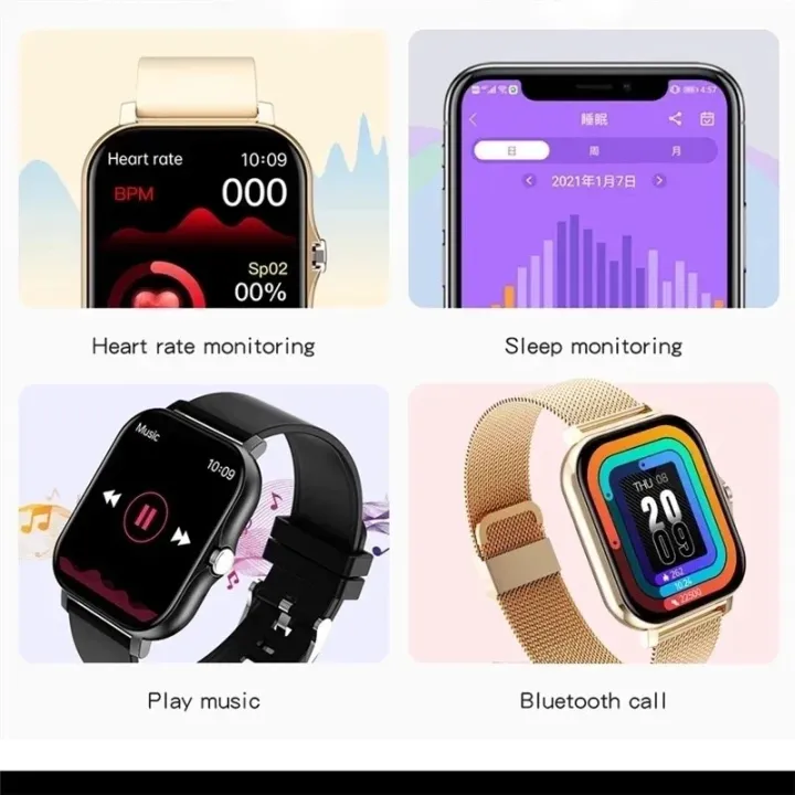 for%20OPPO%20Find%20X3%20Pro%20A55%20A93%20A94%20A72%20A73%20A32%20A92%20Reno5%20Pro%20Smart%20Watch%20Temperature%20Heart%20Rate%20Monitor%20Fitness%20Tracker%201.69inch%20-%20Image%203