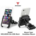 Bike Metal Phone Holder & 5v-2A Mobile Charging Port Universal Motorcycle Bicycle Phone Holder Handlebar Stand Mount Bracket Mount Phone Holder For All Phone. 