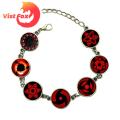Vist Fox Anime Bracelet Extension Chain Naruto Sharingan Eye Anime Bracelet Fashion Accessories. 