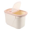 Techmanistan Random Color - 10Kg Capacity Rice Container With Cup, Cereal Container Kitchen Organizer Food Storage Box with Lid for Floor Storage Pet Food Storage Box, Food Storage Container. 
