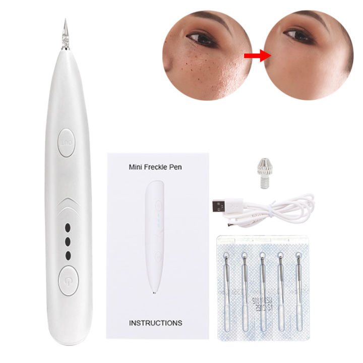 Plasma Mole Pen Skin Tag Remover Laser Plasma Pen Professional Blackhead Pimple Wart Remover Face Cleaning Skin Care Beauty Tool