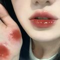 HERORANGE Red Brown Lipstick / Moisturizing Lip Tint / Waterproof and Long-lasting Lip Glaze / Mirror Water Light Lipstick / Makeup Cosmetics for Women. 