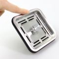 Stainless Steel Square Sink Strainer Plug Kitchen Sink Drain Mesh Stopper Basket Strainer Waste Plug Kitchen Appliances. 