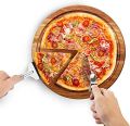 Stainless Steel Pizza Wheel Cutter & Pizza Lifter, Stainless Steel Pizza Spatula, Mini Pizza Cutter, Pizza Shovel Rolling Cut Pizza Cutter Wheel with Pizza LIfter. 