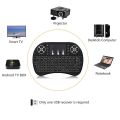 3 Colors Backlit Mini Wireless Keyboard 2.4ghz With Touchpad Remote Control. 