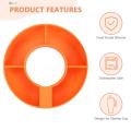 Car Snack Organizer 4-compartment Silicone Snack Ring for 40 Oz Cup ple Reusable Snack Container. 
