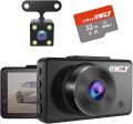 Dash Cam Front and Rear iiwey FHD 1080P Dual Dash Camera for Cars with 32GB SD Card, 3¡± LCD Screen Dashboard Camera. 