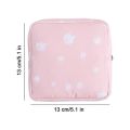 【HOT】 Women Sanitary Napkin Tampon Storage Bag Cute Sanitary Pad Pouches Portable Makeup Lipstick Key Earphone Data Cables Organize. 