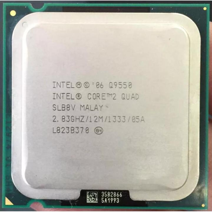 Intel® Core™2 Quad Processor Q9550 12MB Cache, 2.83 GHz, 1333 MHz FSB