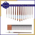 Keep Smiling A5001 13 pcs long round handle pointed shape painting brush. 