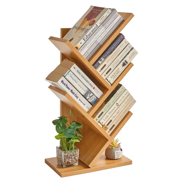 Tree-shaped%20bookshelf%20Bookcase%205-tier%20bookshelf%20Floor%20standing%20book%20shelves%20-%20Image%205