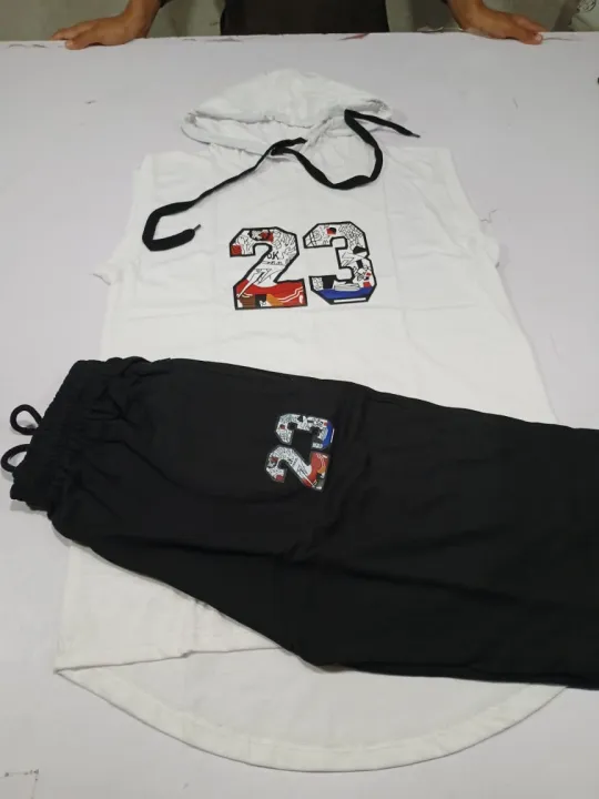 Hoodies%20Casual%2023%20Number%20Of%20%20Printed%20Sports%20Sleeveless%20summer%20Track%20Suit%20For%20Men's%20&%20Boys%20White%20T-shirt%20&%20Black%20Shorts%20-%20Image%203