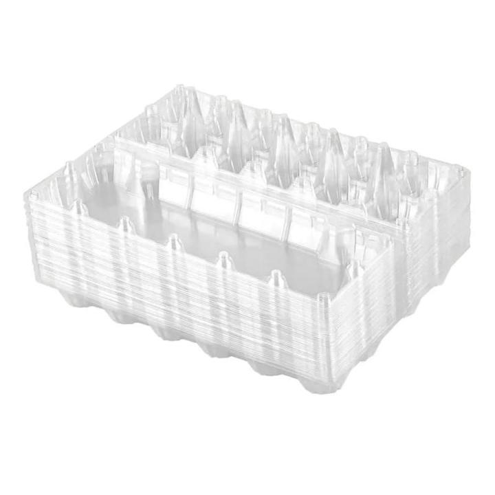 Plastic disposable Egg Trays for 12 Cells Transparent Clear PET Egg ...