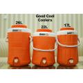 Cool Hot & Cool Water Coolers - Pop It - Orange - 17 Liters - 22 Liters - 26 Liters - Kitchen Accessories. 