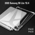 Tablet case for Samsung Galaxy Tab S6 Lite 2020 / Samsung Galaxy Tab S6 Lite 2022 Silicone soft shell TPU cover Transparent. 