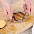 HEAVY DUTY STAINLESS STEEL FRENCH FRY CUTTER CHIPS CUTTER WITH HANDLES. 