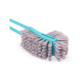 Double Sided Toilet Brush - Bathroom Cleaning Brush - Double Hockey Brush [Turquoise]. 