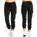 6-Pocket Slim Fit Cotton Cargo Trousers for Women and Girls. 