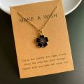 Enacolor Gold Daisy Sunflower Pendant Necklace for Girls – Korean Style Floral Jewelry – Summer Collection – Alloy. 