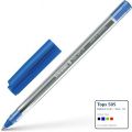 Schneider Tops 505 M (Pack of 6) Premium Ballpoint Pen with Clip Cap - Medium Line Width (0.5 mm) | Transparent Barrel for Ink Level Visibility | Stainless Steel Tip | Smudge-Free Writing | Schneider Pen | Schneider 505M | Ball Pen. 