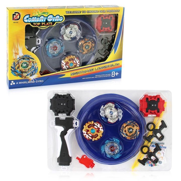 Beyblade Burst 4 Tops Epic Battle Set With Stadium For Kids