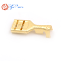 25/50/100 Pieces 6.3mm Female Spade Terminal Connectors Gold Brass Car Speaker Wire Connector For Car/Boat Speaker/Battery. 