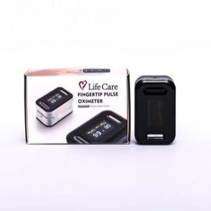 Life care Pulse Oximeter Oxygen Saturation Monitor Finger for Adult and Children, Blood 2 in 1 Portable with Battery, Lanyard, Automatic Shutdown Fast Reading