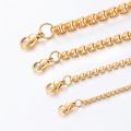【Aesth Diary Store】2mm/3mm/4mm/5mm Steel Round Link Fade Wholesale. 