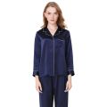 Code Blue Silk Night Suit For Women Silk Night Dress For Girls - Silky Satan Womens Pajama Sets Button Down Sleepwear Loungewear - Night Dress Nighty with Shirt and Trouser. 