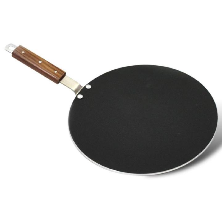 Non-Stick Tawa With Wooden Grip