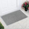 PVC Anti-Slip Coil Door Mat - Soft, Comfortable, Easy to Clean, Medium Size 48cm x 68cm. 