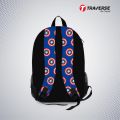 Traverse  Kids Bag- Captain America , Backpack for Kindergarten (KG), Pre-school classes. Allover printed (Code: T509KG) School Backpack For Kids / Backpack For Girls / Backpack For Boys Bags hand bag for girls bags for girls. 