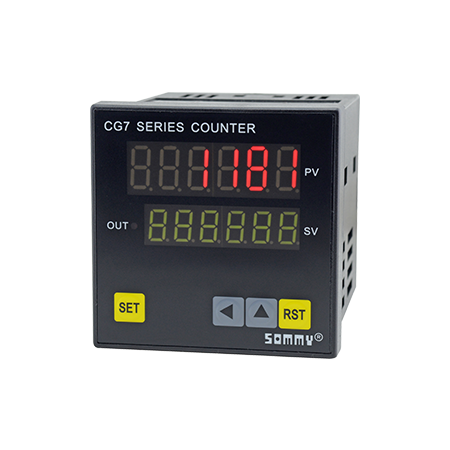 DIGITAL COUNTER - CG7-RB60 Digital Counter METER CG Series Multi-function Counter 6-digit Counting Relay Output