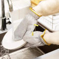 New Steel Wire Dishwashing Gloves for Kitchen Cleaning, Waterproof & Insulated, Multifunctional Household Cleaning Gloves, Heat Resistant, Reusable for Washing Dishes, Pot Scrubbing, Laundry, and Gardening – Durable & Skin-Friendly. 