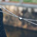 Creative 2pcs Magnetic Couple Necklace Women Men Love for Long Distance Girlfriend Metal Link Chain Pendant Necklace. 