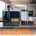 juicer blender machine 3 in 1 Grinder/ Chopper 1.5L Blender Capacity Over heat Protection Motor Unbreakable JAR & MILL Mincing cup & grinding cup 850W One Year Full Warranty juicermachine - blender machine - hand blender - Chopper - Grinder. 